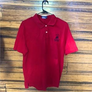 Psycho Bunny Red Polo Shirt
